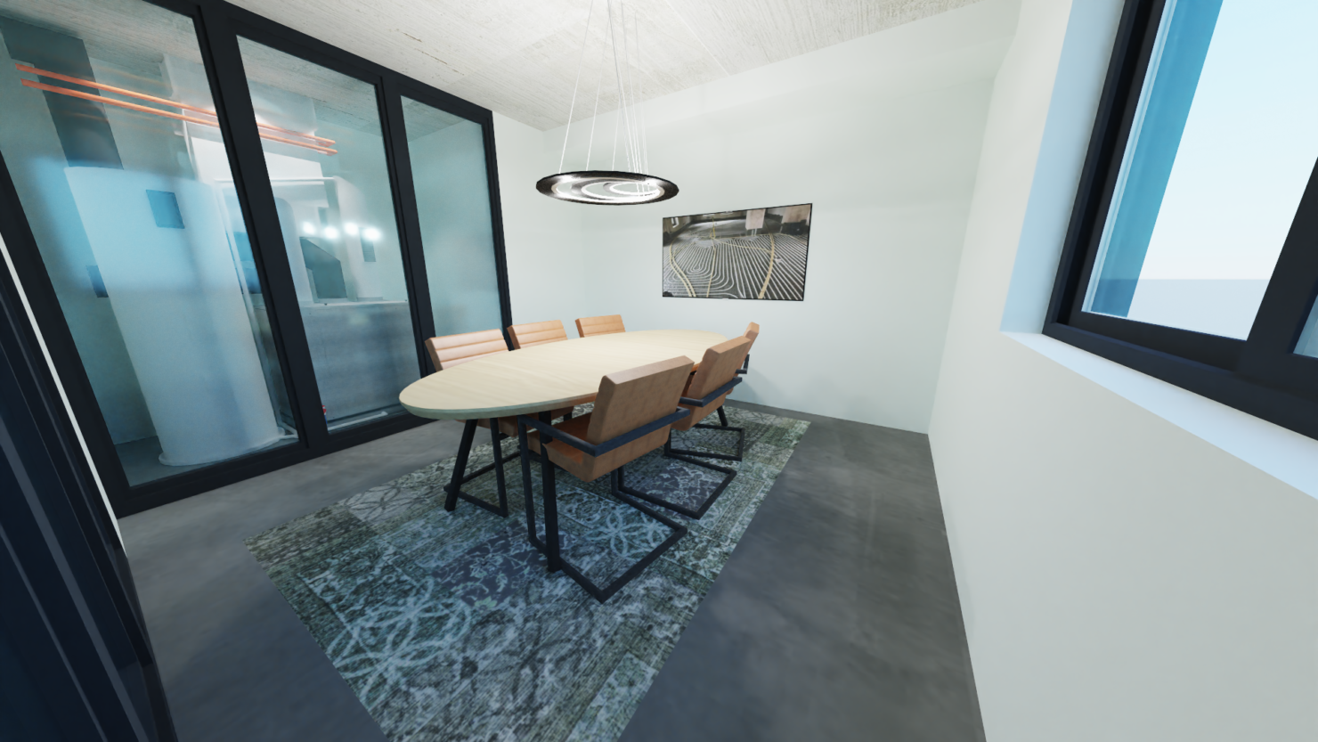 Vergaderruimte Render